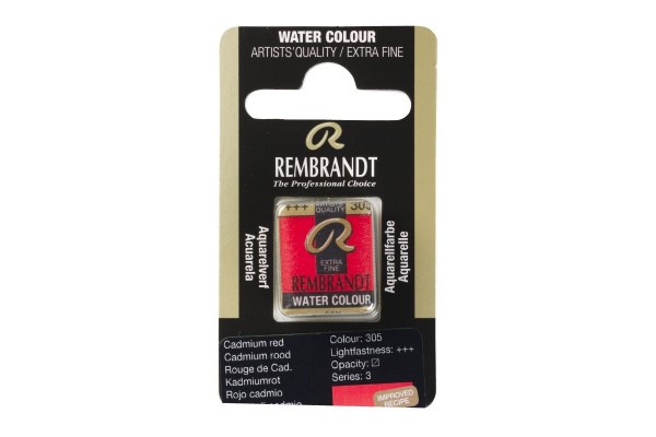 ΠΑΣΤΙΛΙΕΣ ΑΚΟΥΑΡΕΛΑΣ REMBRANDT S3 305 Cadmium Red