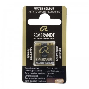 ΠΑΣΤΙΛΙΕΣ ΑΚΟΥΑΡΕΛΑΣ REMBRANDT S1 410 Greenish Umber ΠΑΣΤΙΛΙΕΣ ΑΚΟΥΑΡΕΛΑΣ REMBRANDT S1 410 Greenish Umber