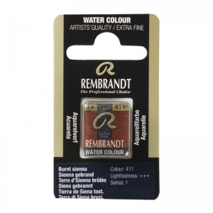 ΠΑΣΤΙΛΙΕΣ ΑΚΟΥΑΡΕΛΑΣ REMBRANDT S1 411 Burnt Sienna ΠΑΣΤΙΛΙΕΣ ΑΚΟΥΑΡΕΛΑΣ REMBRANDT S1 411 Burnt Sienna