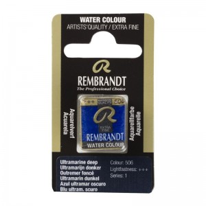ΠΑΣΤΙΛΙΕΣ ΑΚΟΥΑΡΕΛΑΣ REMBRANDT S1 506 Ultramarine Deep ΠΑΣΤΙΛΙΕΣ ΑΚΟΥΑΡΕΛΑΣ REMBRANDT S1 506 Ultramarine Deep