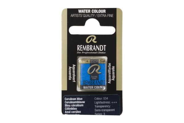 ΠΑΣΤΙΛΙΕΣ ΑΚΟΥΑΡΕΛΑΣ REMBRANDT S3 534 Cerulean Blue