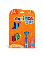 ΜΑΡΚΑΔΟΡΟΙ ΖΩΓΡΑΦΙΚΗΣ CARIOCA BABY TEDDY MARKERS 12TEM 42816