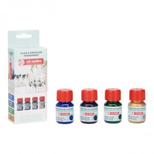 ΧΡΩΜΑΤΑ ΓΙΑ ΓΥΑΛΙ & ΠΟΡΣΕΛΑΝΗ Transparent ΣΕΤ 4Χ30ML BLUES ΧΡΩΜΑΤΑ ΓΙΑ ΓΥΑΛΙ & ΠΟΡΣΕΛΑΝΗ Transparent ΣΕΤ 4Χ30ML BLUES