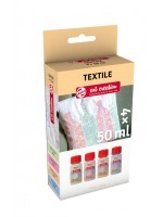 ΧΡΩΜΑΤΑ ΓΙΑ ΥΦΑΣΜΑ TEXTILE  ΣΕΤ 4Χ50ML PASTEL