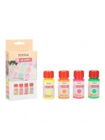 ΧΡΩΜΑΤΑ ΓΙΑ ΥΦΑΣΜΑ TEXTILE  ΣΕΤ 4Χ50ML NEON
