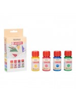ΧΡΩΜΑΤΑ ΓΙΑ ΥΦΑΣΜΑ TEXTILE  ΣΕΤ 4Χ50ML PEARL