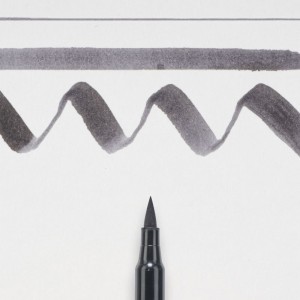 ΜΑΡΚΑΔΟΡΟΣ  BRUSH PEN DARK WARM GRAY SAKURA KOI COLOUR