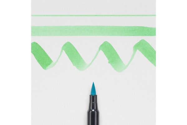 ΜΑΡΚΑΔΟΡΟΣ BRUSH PEN PEACOCK GREEN SAKURA KOI COLOUR