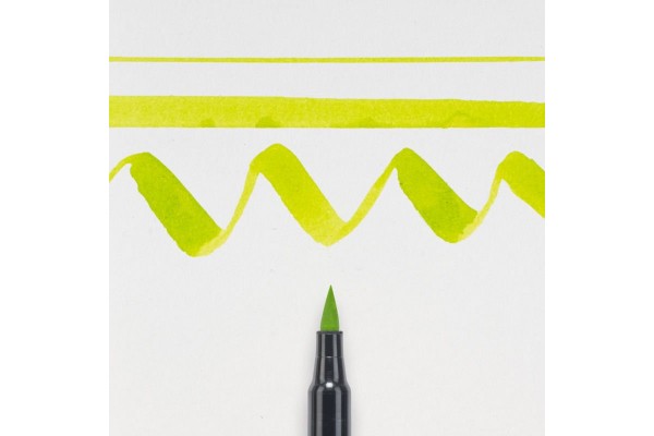 ΜΑΡΚΑΔΟΡΟΣ  BRUSH PEN YELLOW GREEN SAKURA KOI COLOUR