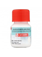 ΧΡΩΜΑ ΓΙΑ ΓΥΑΛΙ & ΠΟΡΣΕΛΑΝΗ ART CREATION OPAQUE 30ML 1001 PURE WHITE