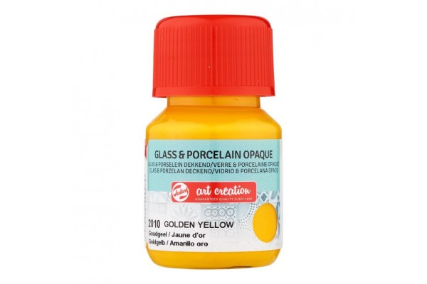 ΧΡΩΜΑ ΓΙΑ ΓΥΑΛΙ & ΠΟΡΣΕΛΑΝΗ ART CREATION OPAQUE 30ML 2010 GOLDEN YELLOW