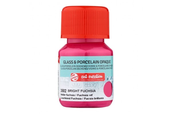 ΧΡΩΜΑ ΓΙΑ ΓΥΑΛΙ & ΠΟΡΣΕΛΑΝΗ ART CREATION OPAQUE 30ML 3502 BRGHT FUCHSIA