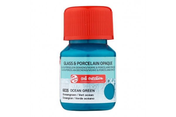 ΧΡΩΜΑ ΓΙΑ ΓΥΑΛΙ & ΠΟΡΣΕΛΑΝΗ ART CREATION OPAQUE 30ML 6035 OCEAN GREEN