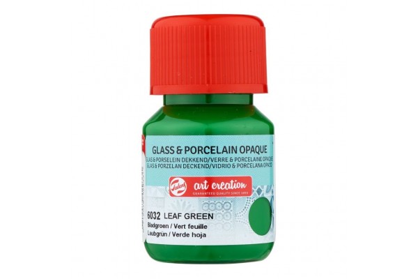 ΧΡΩΜΑ ΓΙΑ ΓΥΑΛΙ & ΠΟΡΣΕΛΑΝΗ ART CREATION OPAQUE 30ML 6032 LEAF GREEN
