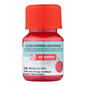 ΧΡΩΜΑ ΓΙΑ ΓΥΑΛΙ & ΠΟΡΣΕΛΑΝΗ ART CREATION OPAQUE 30ML 8204 METAL RED ΧΡΩΜΑ ΓΙΑ ΓΥΑΛΙ & ΠΟΡΣΕΛΑΝΗ ART CREATION OPAQUE 30ML 8204 METAL RED