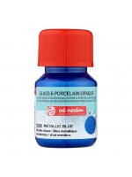ΧΡΩΜΑ ΓΙΑ ΓΥΑΛΙ & ΠΟΡΣΕΛΑΝΗ ART CREATION OPAQUE 30ML 8200 METAL BLUE