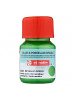 ΧΡΩΜΑ ΓΙΑ ΓΥΑΛΙ & ΠΟΡΣΕΛΑΝΗ ART CREATION OPAQUE 30ML 8201 METAL GREEN