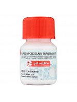 ΧΡΩΜΑ ΓΙΑ ΓΥΑΛΙ & ΠΟΡΣΕΛΑΝΗ ART CREATION TRANSPARENT 30ML 1001 PURE WHITE