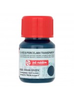 ΧΡΩΜΑ ΓΙΑ ΓΥΑΛΙ & ΠΟΡΣΕΛΑΝΗ ART CREATION TRANSPARENT 30ML 6035 OCEAN GREEN