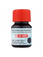 ΧΡΩΜΑ ΓΙΑ ΓΥΑΛΙ & ΠΟΡΣΕΛΑΝΗ ART CREATION TRANSPARENT 30ML 7001 ELEGANT BLACK