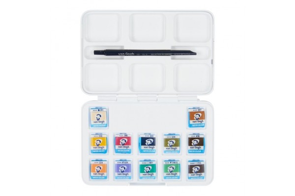 WATERCOLOUR POCKET BOX VAN GOGH ΣΕ ΠΑΣΤΙΛΙΕΣ 12ΤΕΜ Muted selection