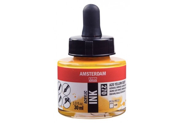 ΜΕΛΑΝΙ INK AMSTERDAM 30ml 270 AZO YELLOW DEEP