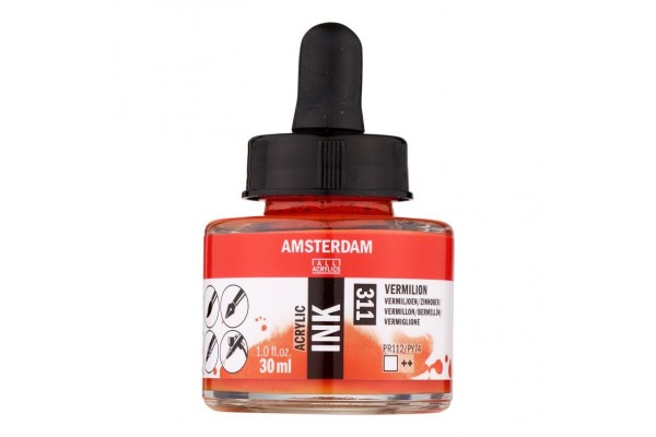 ΜΕΛΑΝΙ INK AMSTERDAM 30ml 311 VERMILION