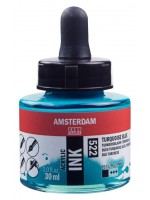 ΜΕΛΑΝΙ INK AMSTERDAM 30ml 522 TURQUOISE BLUE