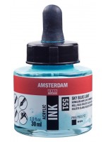 ΜΕΛΑΝΙ INK AMSTERDAM 30ml 551 SKY BLUE LIGHT