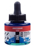 ΜΕΛΑΝΙ INK AMSTERDAM 30ml 570 PHTHALO BLUE