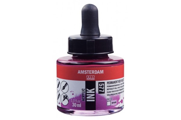 ΜΕΛΑΝΙ INK AMSTERDAM 30ml 577 PERMANENT RED VIOLET