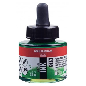 ΜΕΛΑΝΙ INK AMSTERDAM 30ml 618 PERMANENT GREEN LIGHT ΜΕΛΑΝΙ INK AMSTERDAM 30ml 618 PERMANENT GREEN LIGHT
