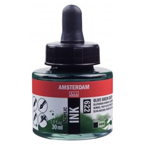 ΜΕΛΑΝΙ INK AMSTERDAM 30ml 622 OLIVE GREEN DEEP ΜΕΛΑΝΙ INK AMSTERDAM 30ml 622 OLIVE GREEN DEEP