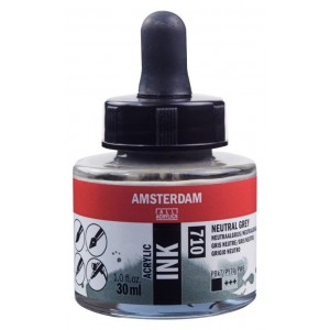 ΜΕΛΑΝΙ INK AMSTERDAM 30ml 710 NEUTRAL GREY ΜΕΛΑΝΙ INK AMSTERDAM 30ml 710 NEUTRAL GREY