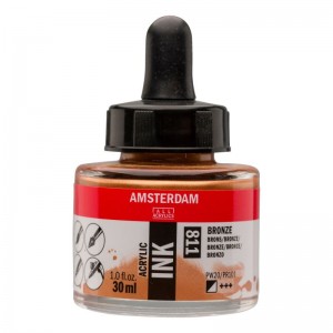 ΜΕΛΑΝΙ INK AMSTERDAM 30ml 811 BRONZE ΜΕΛΑΝΙ INK AMSTERDAM 30ml 811 BRONZE
