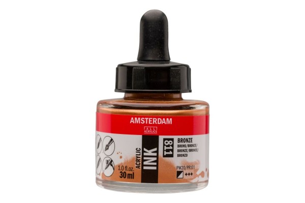 ΜΕΛΑΝΙ INK AMSTERDAM 30ml 811 BRONZE