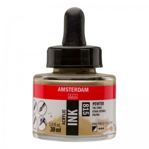 ΜΕΛΑΝΙ INK AMSTERDAM 30ml 815 PEWTER ΜΕΛΑΝΙ INK AMSTERDAM 30ml 815 PEWTER