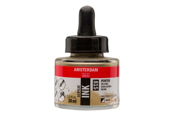 ΜΕΛΑΝΙ INK AMSTERDAM 30ml 815 PEWTER