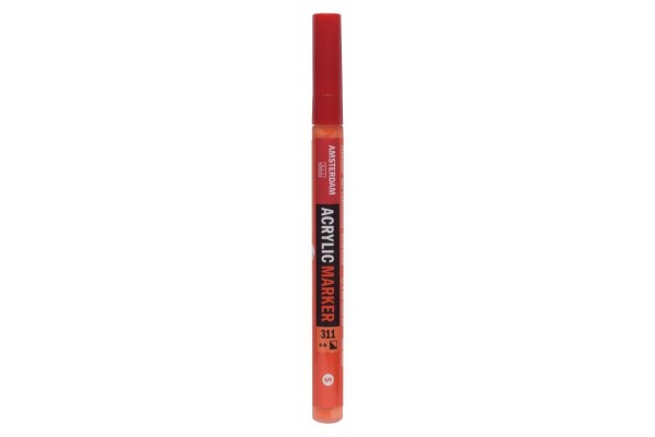 ΜΑΡΚΑΔΟΡΟΣ ΑΚΡΥΛΙΚΟΣ AMSTERDAM 2mm 311 Vermilion SW