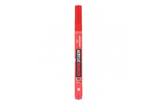 ΜΑΡΚΑΔΟΡΟΣ ΑΚΡΥΛΙΚΟΣ AMSTERDAM 2mm 315 Pyrrole Red SW