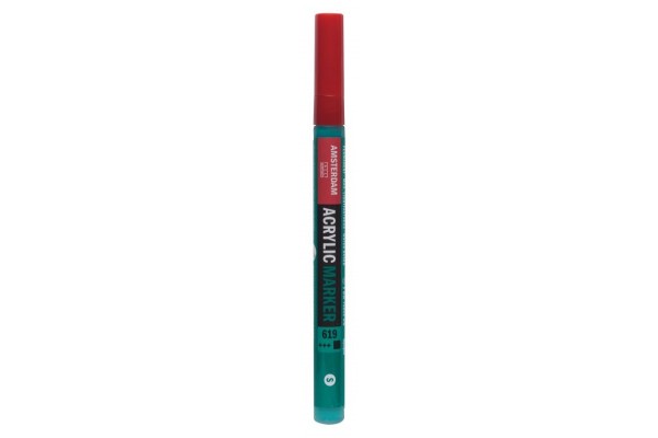 ΜΑΡΚΑΔΟΡΟΣ ΑΚΡΥΛΙΚΟΣ AMSTERDAM 2mm 619 Permanent Green Deep SW