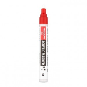 ΜΑΡΚΑΔΟΡΟΣ ΑΚΡΥΛΙΚΟΣ AMSTERDAM 4mm 105 Titanium White SW ΜΑΡΚΑΔΟΡΟΣ ΑΚΡΥΛΙΚΟΣ AMSTERDAM 4mm 105 Titanium White SW