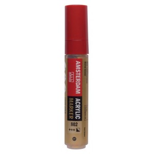 ΜΑΡΚΑΔΟΡΟΣ ΑΚΡΥΛΙΚΟΣ AMSTERDAM 15mm 802 Light Gold SW