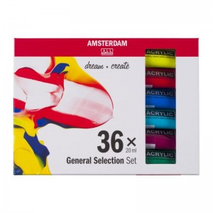 ΣΕΤ ΑΚΡΥΛΙΚΑ AMSTERDAM 36x20ml General selection set