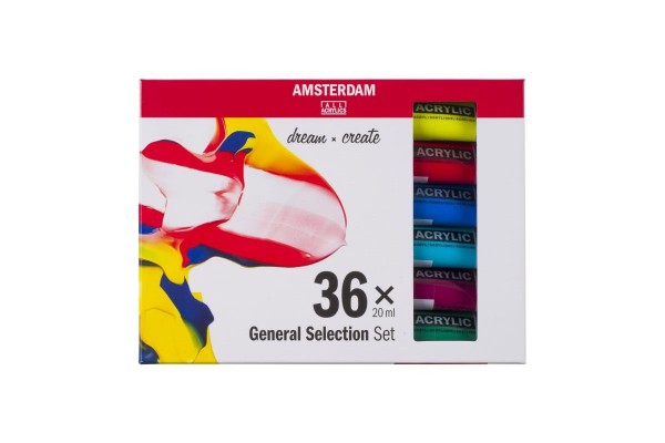 ΣΕΤ ΑΚΡΥΛΙΚΑ AMSTERDAM 36x20ml General selection set