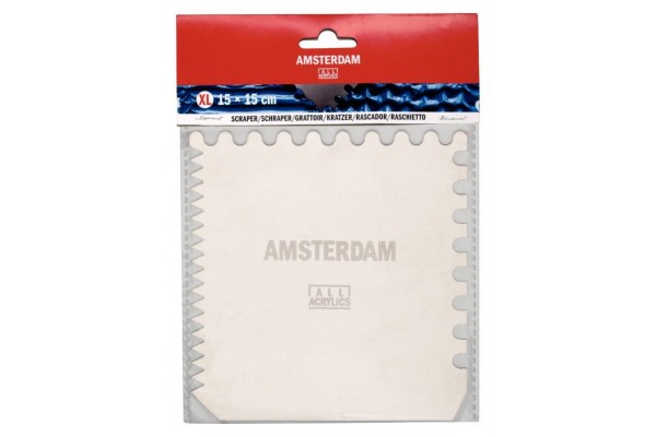 ΣΠΑΤΟΥΛΑ ΖΩΓΡΑΦΙΚΗΣ ΜΕΤΑΛΛΙΚΗ AMSTERDAM 15x15cm