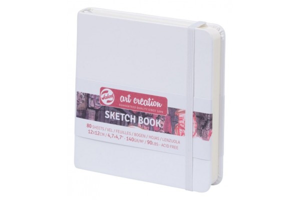 ΜΠΛΟΚ ΣΧΕΔΙΟΥ 12x12 White ΜΕ ΛΑΣΤΙΧΟ ART CREATION 140g 80ΦΥΛΛΑ