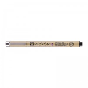 ΜΑΡΚΑΔΟΡΟΣ SAKURA MICRON 10 ΜΑΥΡΟ PIGMA