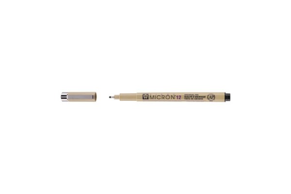 ΜΑΡΚΑΔΟΡΟΣ SAKURA MICRON 12  ΜΑΥΡΟ PIGMA