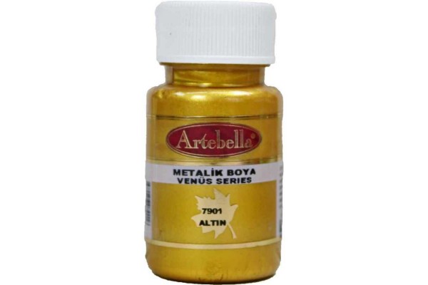 ΑΚΡΥΛΙΚΟ ΜΕΤΑΛΛΙΚΟ VENUS SERIES No 7901 ΧΡΥΣΟ 50ML  ARTEBELLA